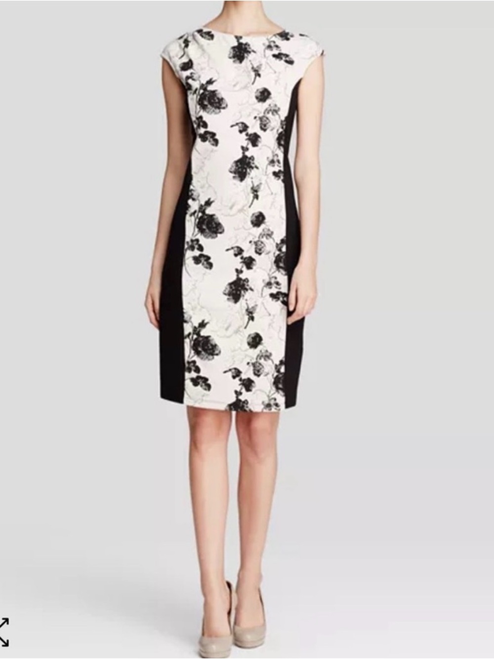 In Trend floral print sheath dress